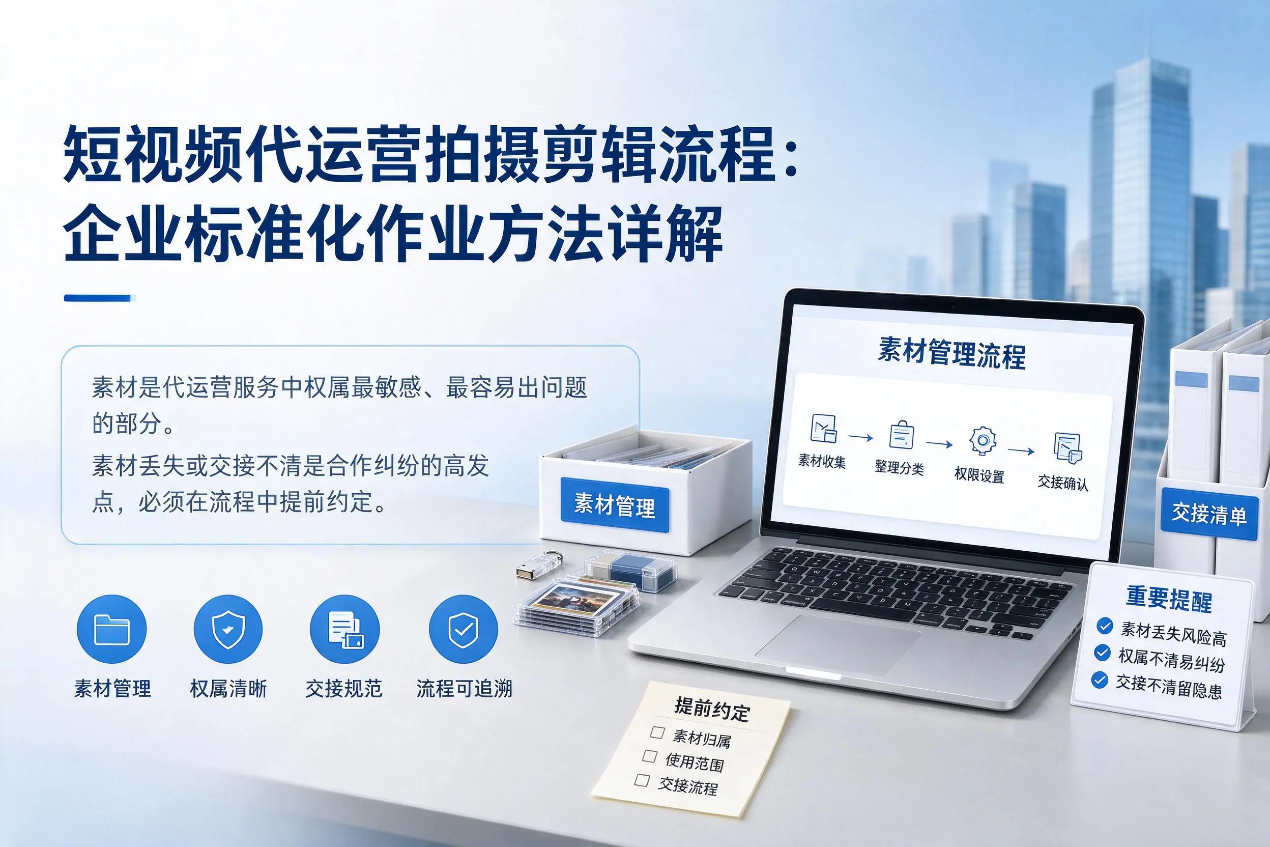 短视频代运营拍摄剪辑流程：荆州企业标准化作业方法详解
