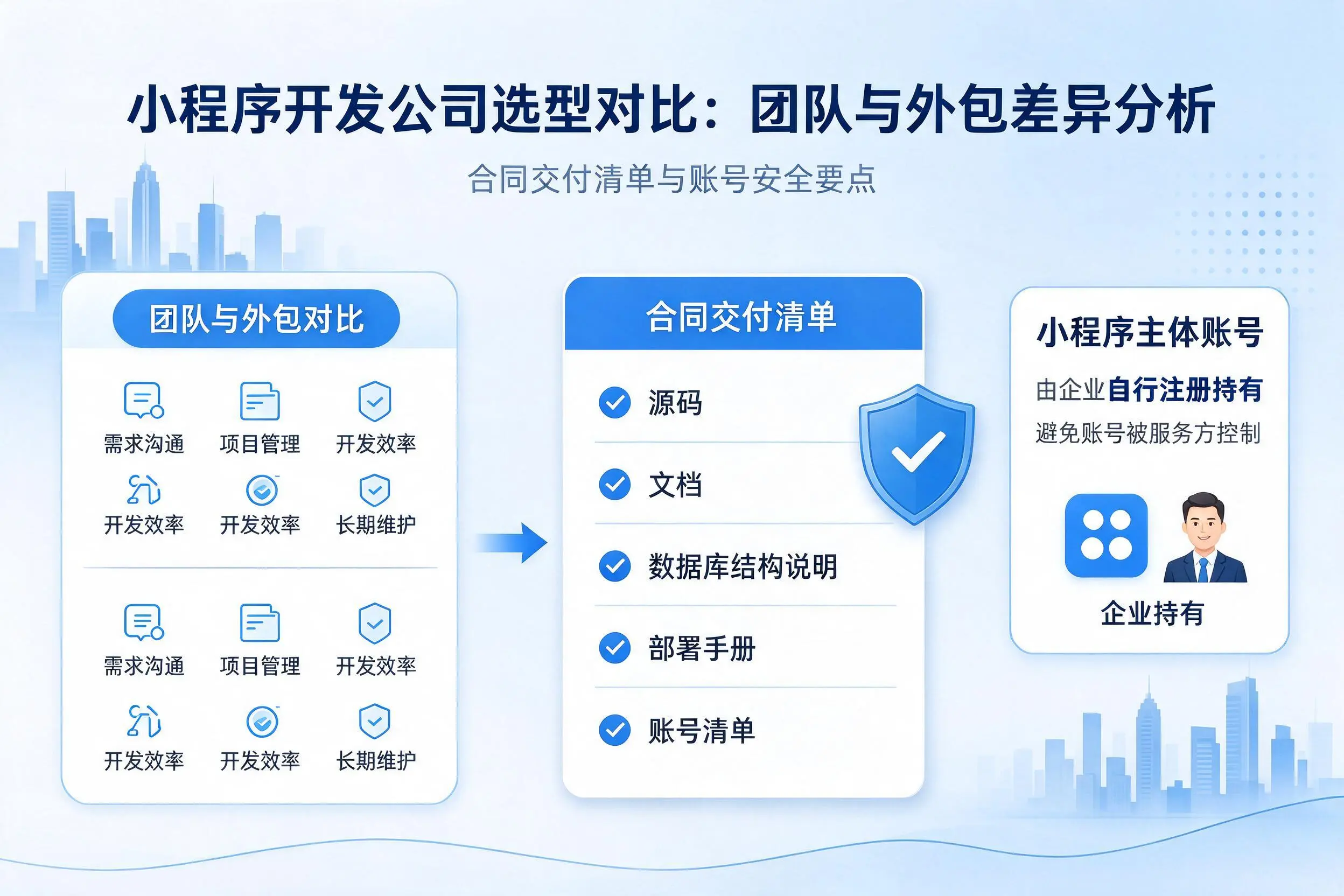 荆州小程序开发公司选型对比:团队与外包差异分析