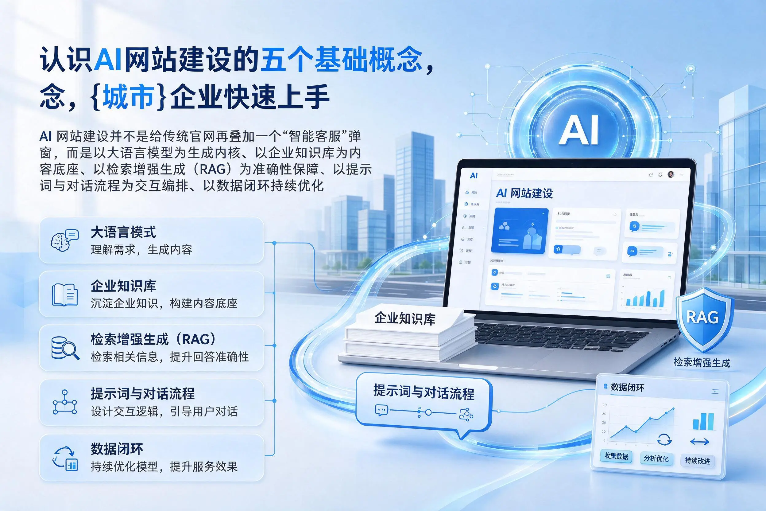 认识AI网站建设的五个基础概念，荆州企业快速上手